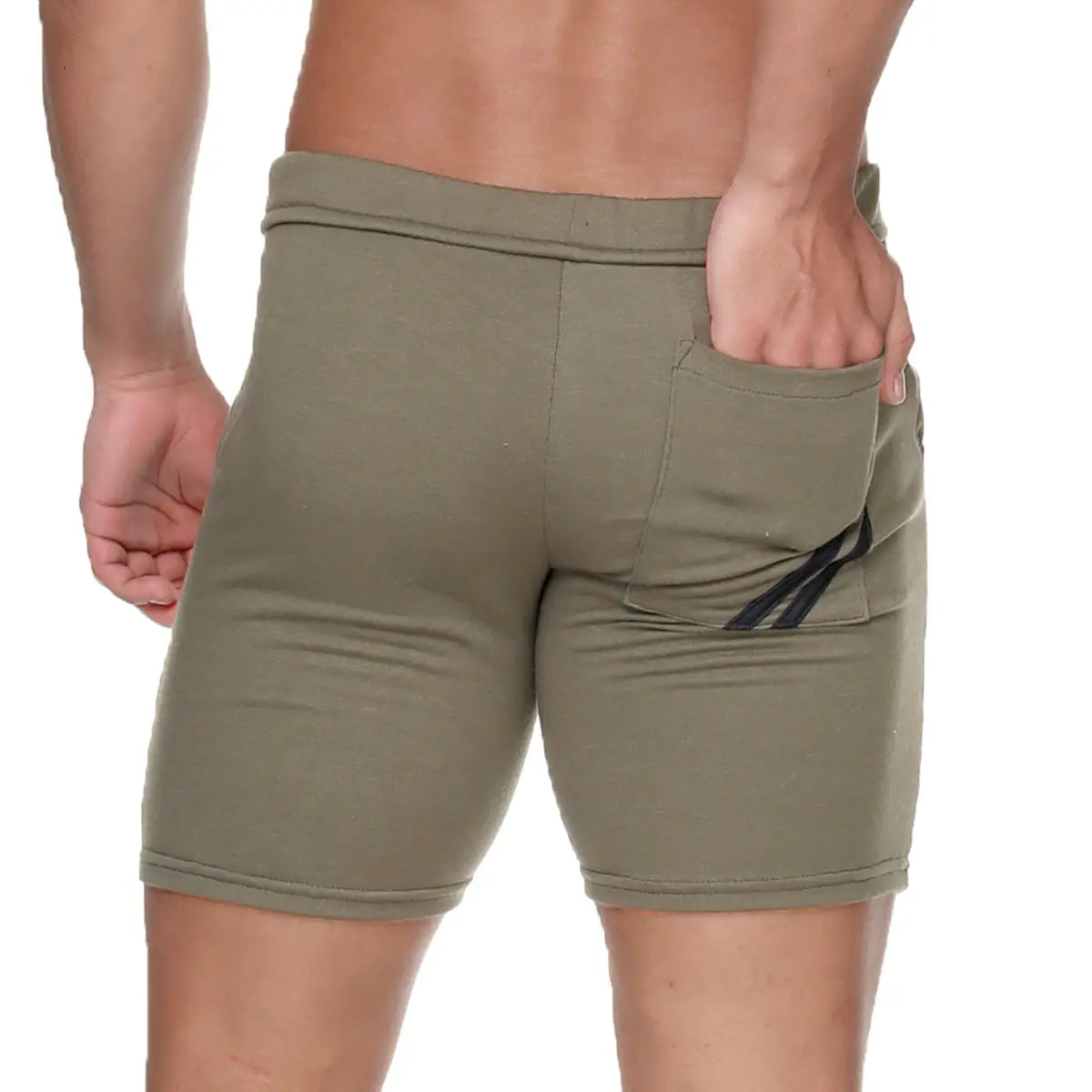 FOREVER LONG GREEN SHORT - Men's green shorts