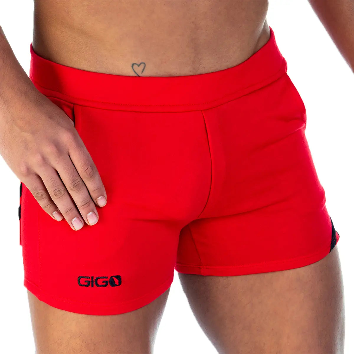 Gigo Forever Red Black Short - DealByEthan.gay loves Gigo Underwear