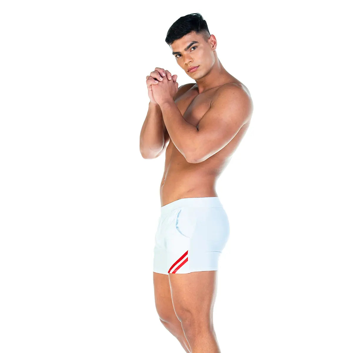 Gigo Forever White Red Short - DealByEthan.gay loves Gigo Underwear