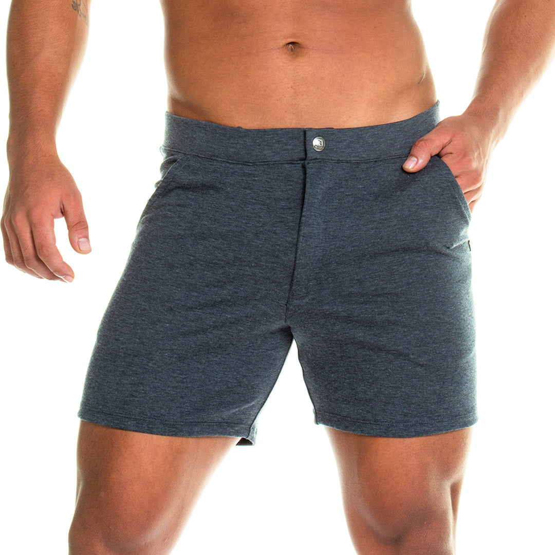 FORMAL GRAY SHORT - Men's gray shorts