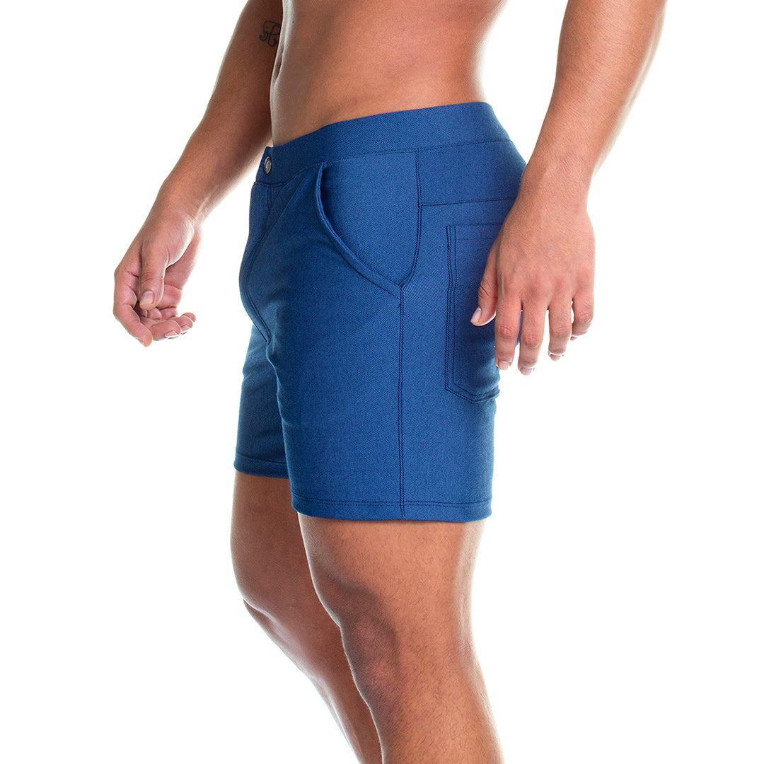 FORMAL JEAN SHORT - Men's blue shorts
