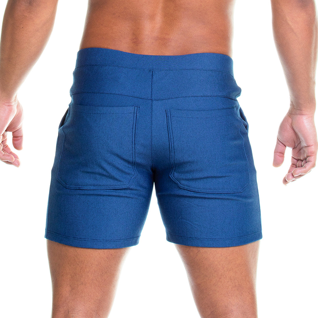 FORMAL JEAN SHORT - Men's blue shorts