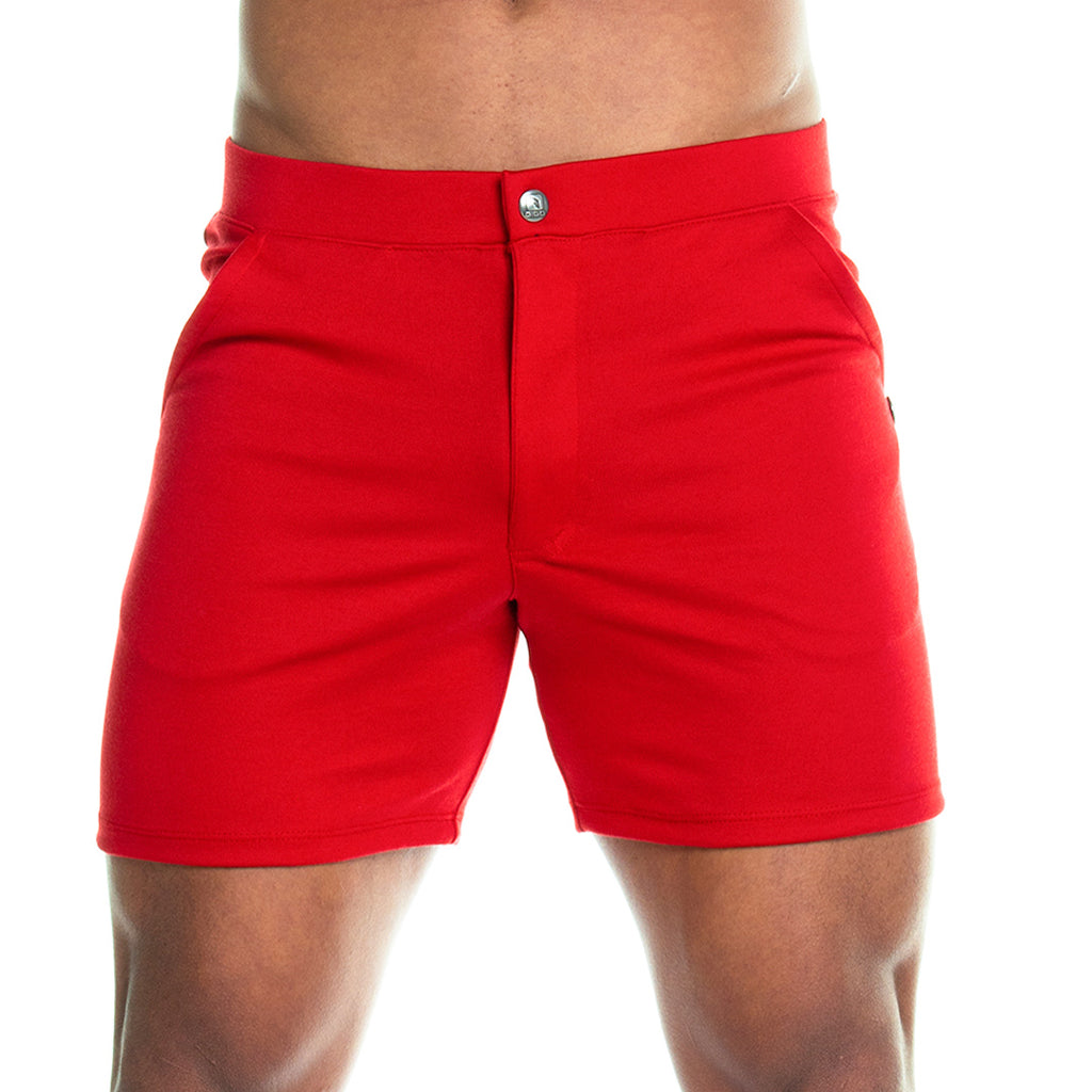FORMAL RED SHORT - Men's red shorts
