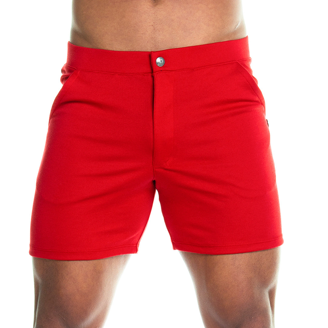 FORMAL RED SHORT - Men's red shorts