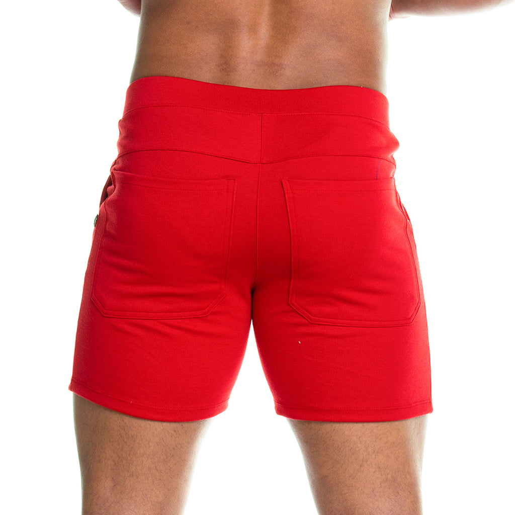 FORMAL RED SHORT - Men's red shorts