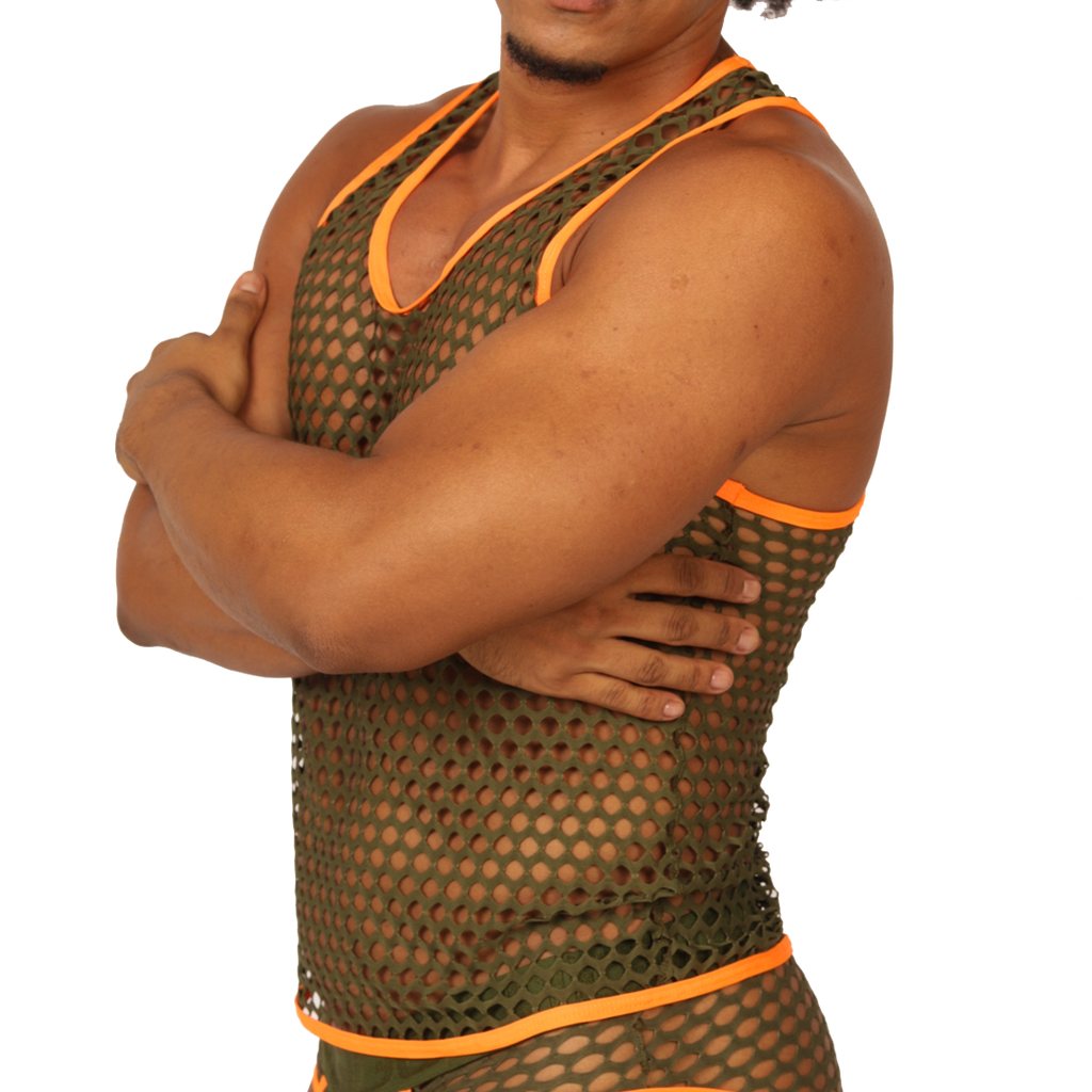 Gigo Fresh Orange Tank - DealByEthan.gay loves Gigo Underwear