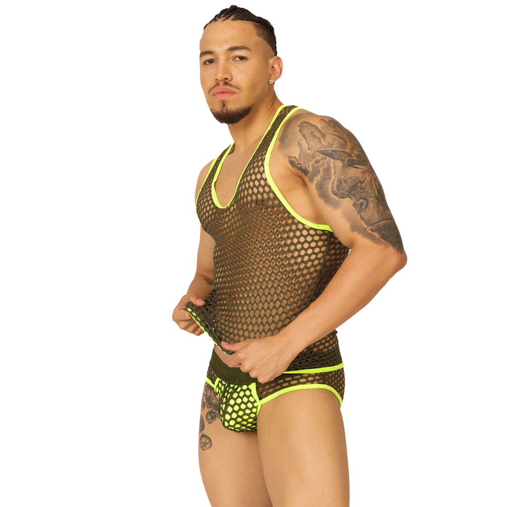 Gigo Fresh Yellow Tank - DealByEthan.gay loves Gigo Underwear