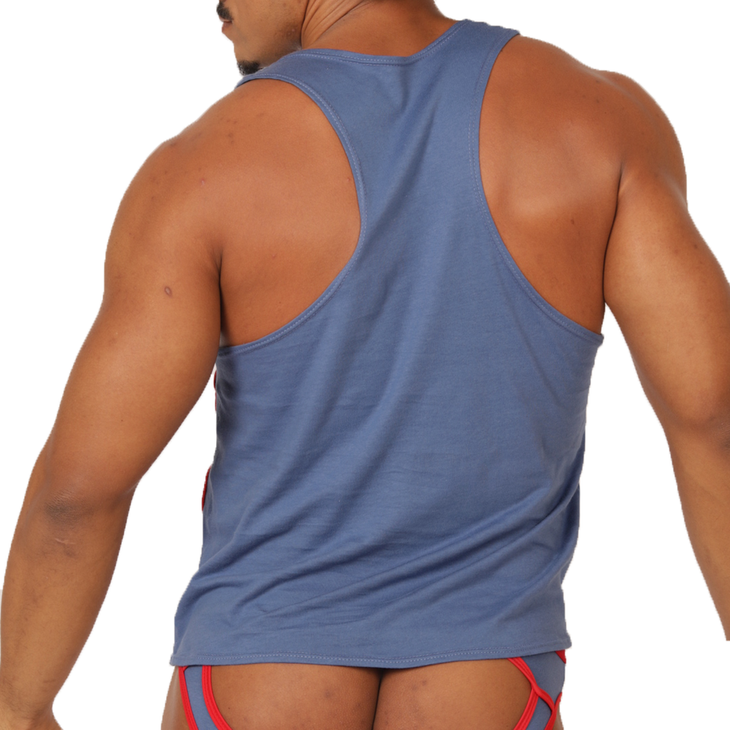 Gigo Garoto Blue Tank - DealByEthan.gay loves Gigo Underwear