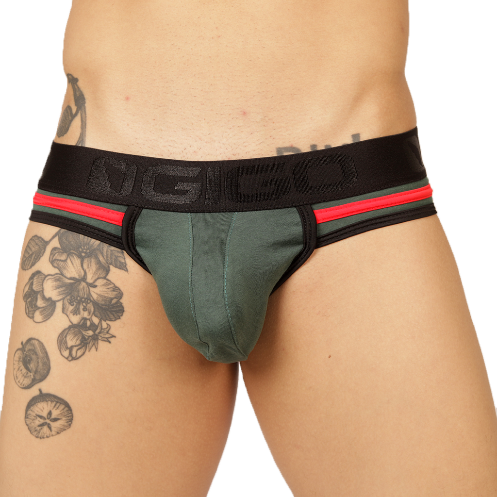 Gigo Garoto Green Brief Jock - DealByEthan.gay loves Gigo Underwear