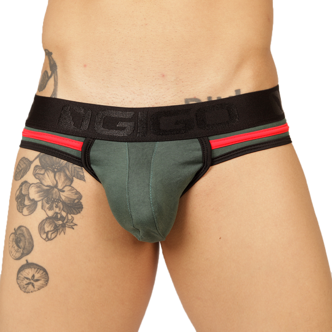 Gigo Garoto Green Brief Jock - DealByEthan.gay loves Gigo Underwear