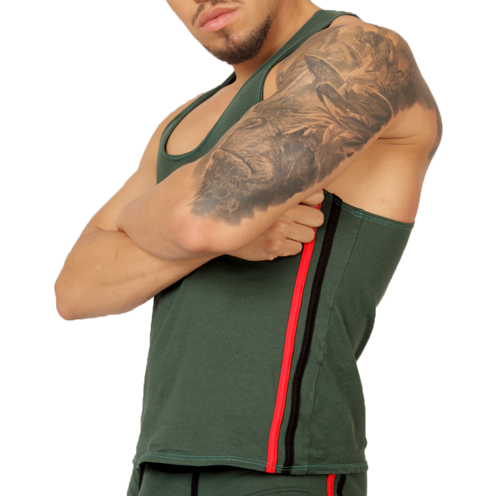 Gigo Garoto Green Tank - DealByEthan.gay loves Gigo Underwear