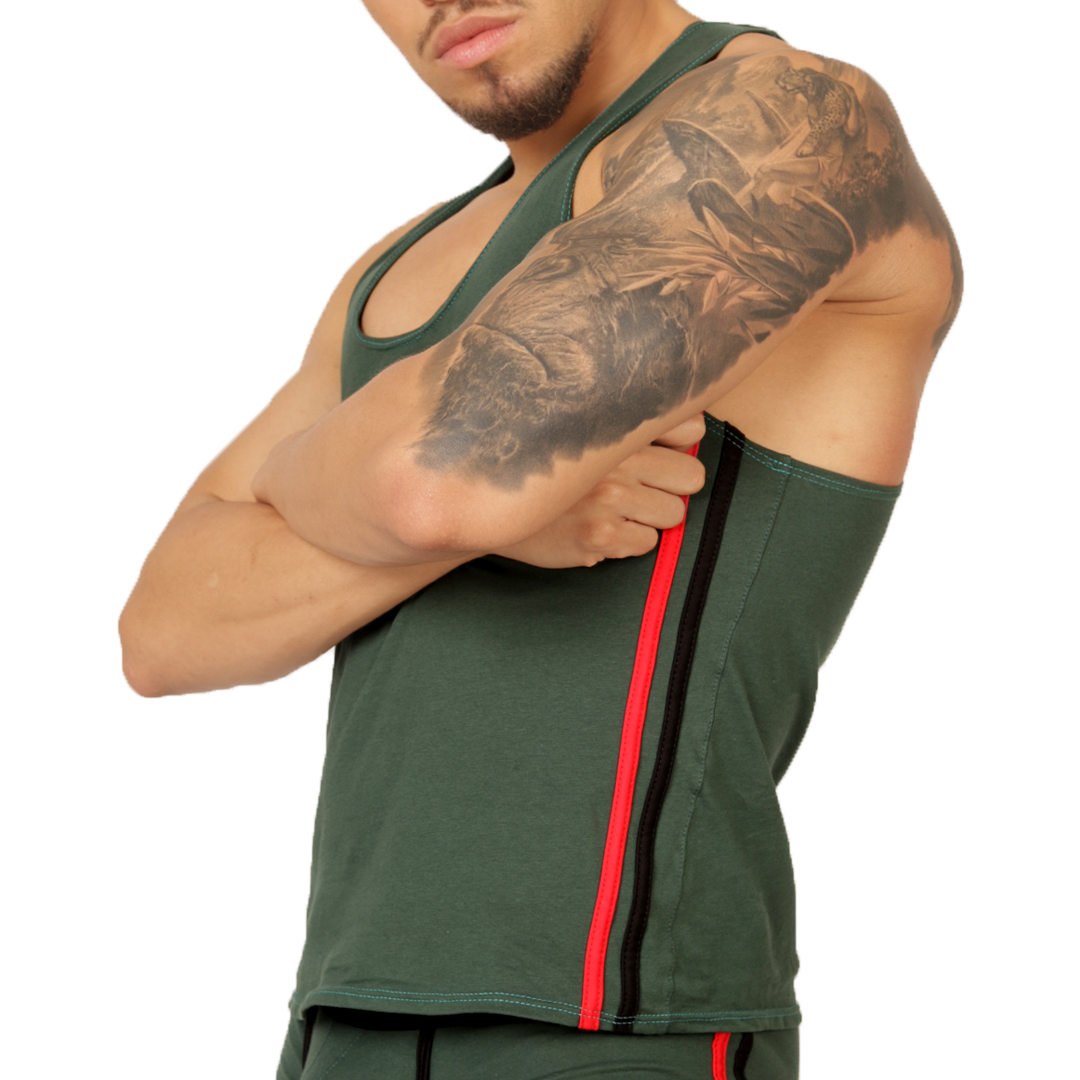 Gigo Garoto Green Tank - DealByEthan.gay loves Gigo Underwear