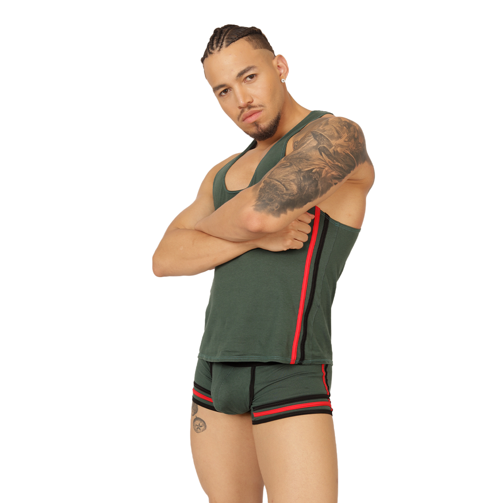 Gigo Garoto Green Tank - DealByEthan.gay loves Gigo Underwear