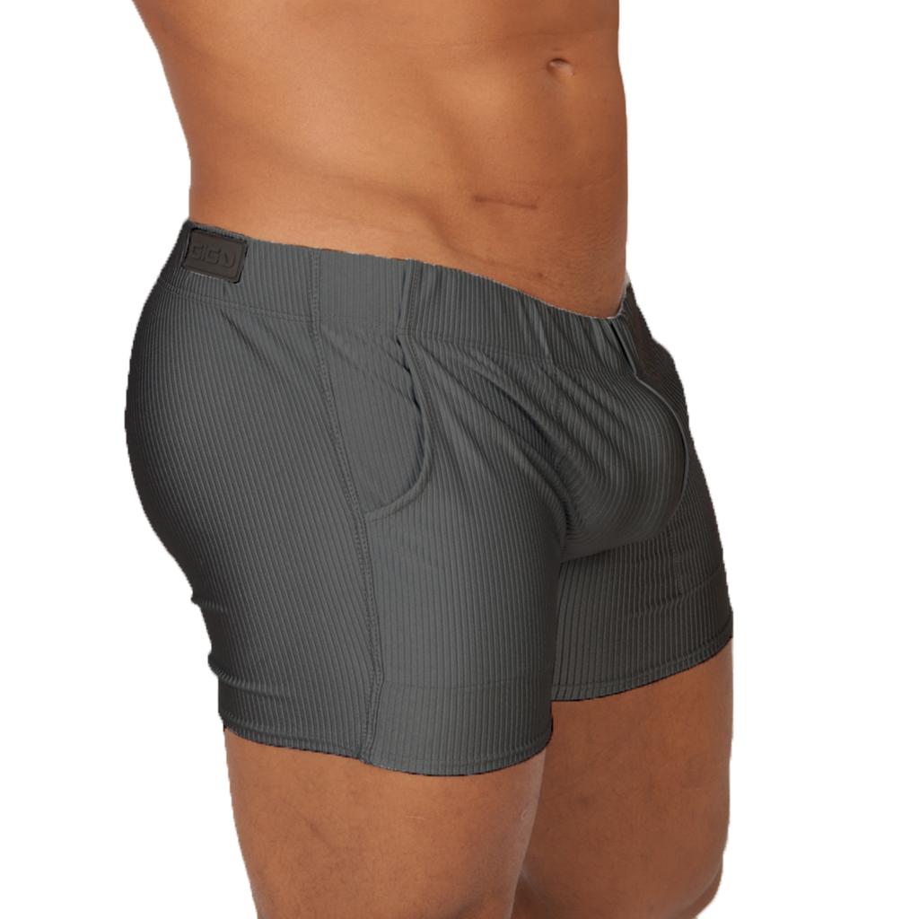 Gigo Glow Gray Short - DealByEthan.gay loves Gigo Underwear