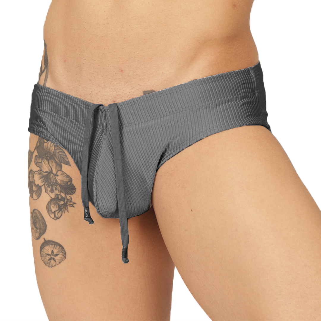 Gigo Glow Gray Swimbrief - DealByEthan.gay loves Gigo Underwear