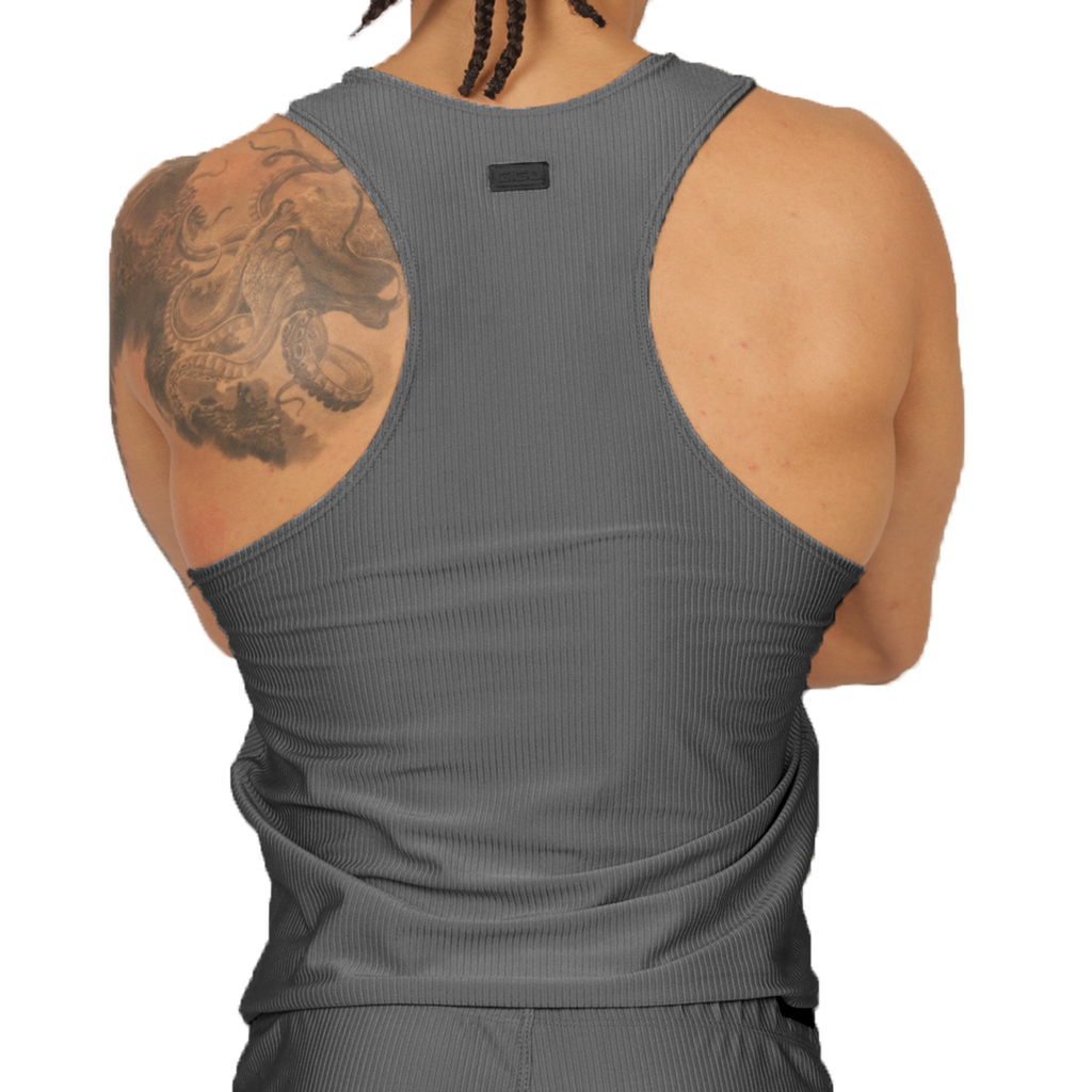 Gigo Glow Gray Tank - DealByEthan.gay loves Gigo Underwear