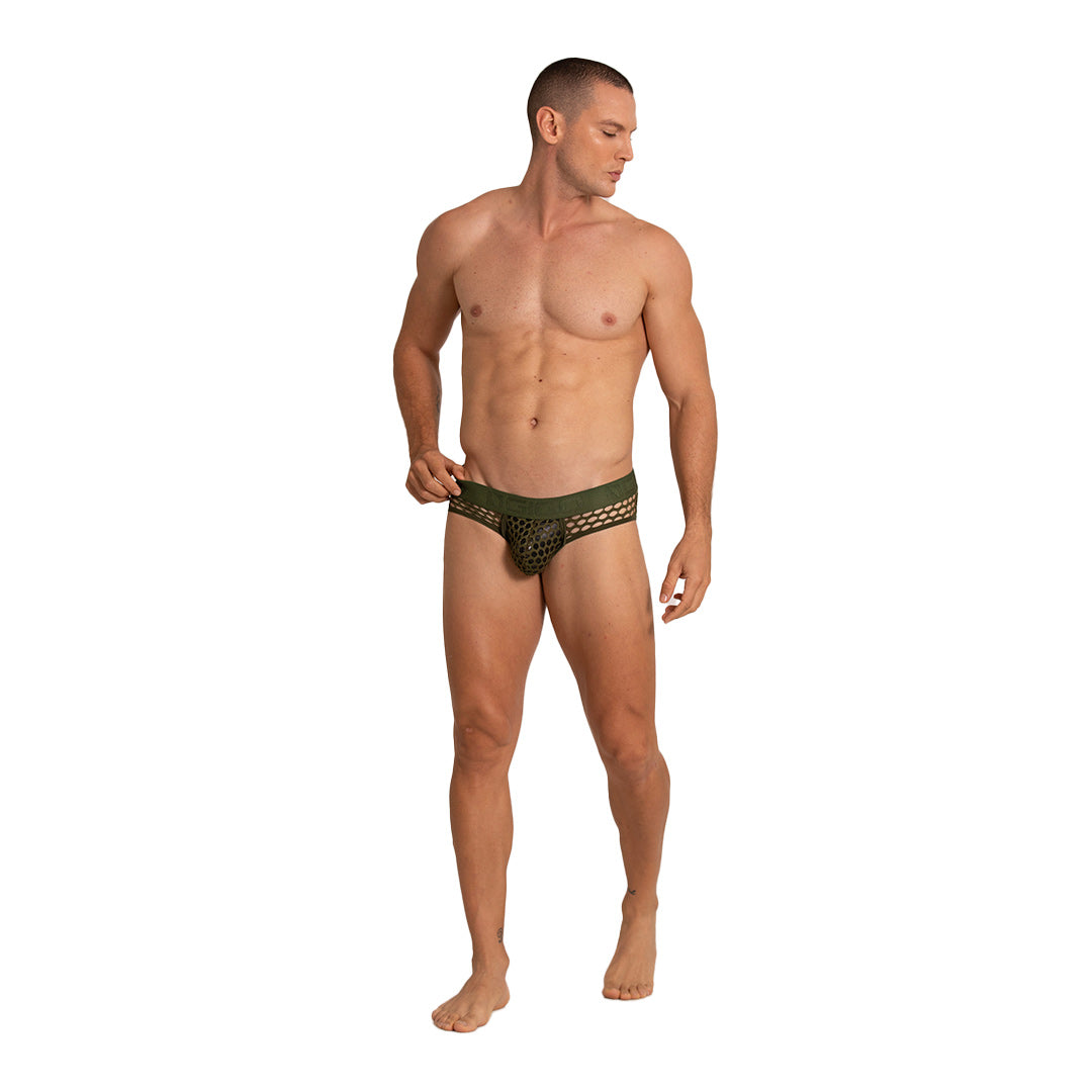 HOLE GREEN BRIEF - Men's green brief