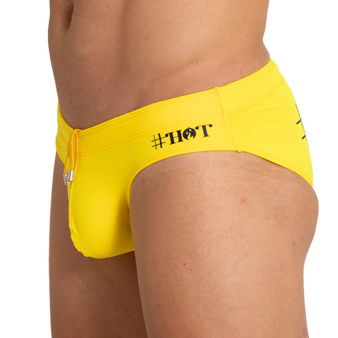 HOT YELLOW SWIM BRIEF - Yellow sexy swimsuit for men