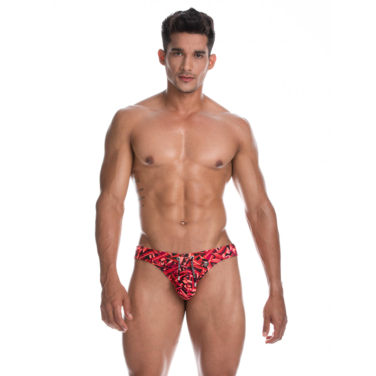 ICE RED SWIM BRIEF - Men's printed swimsuit thong