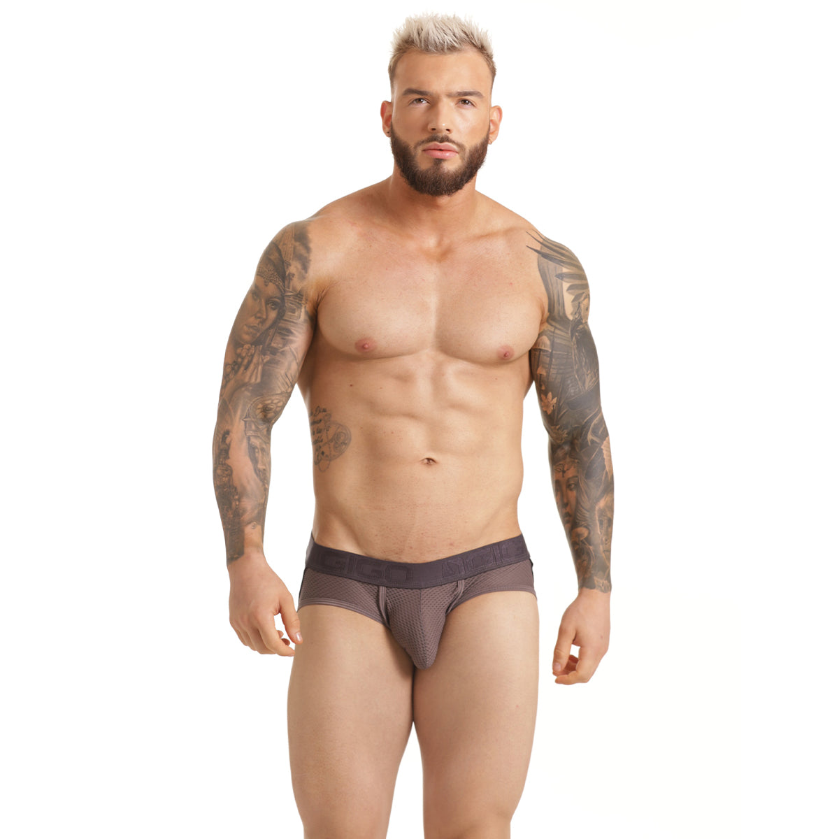 INSUPERABLE GRAY BRIEF JOCKSTRAP - Men's grey jockstrap