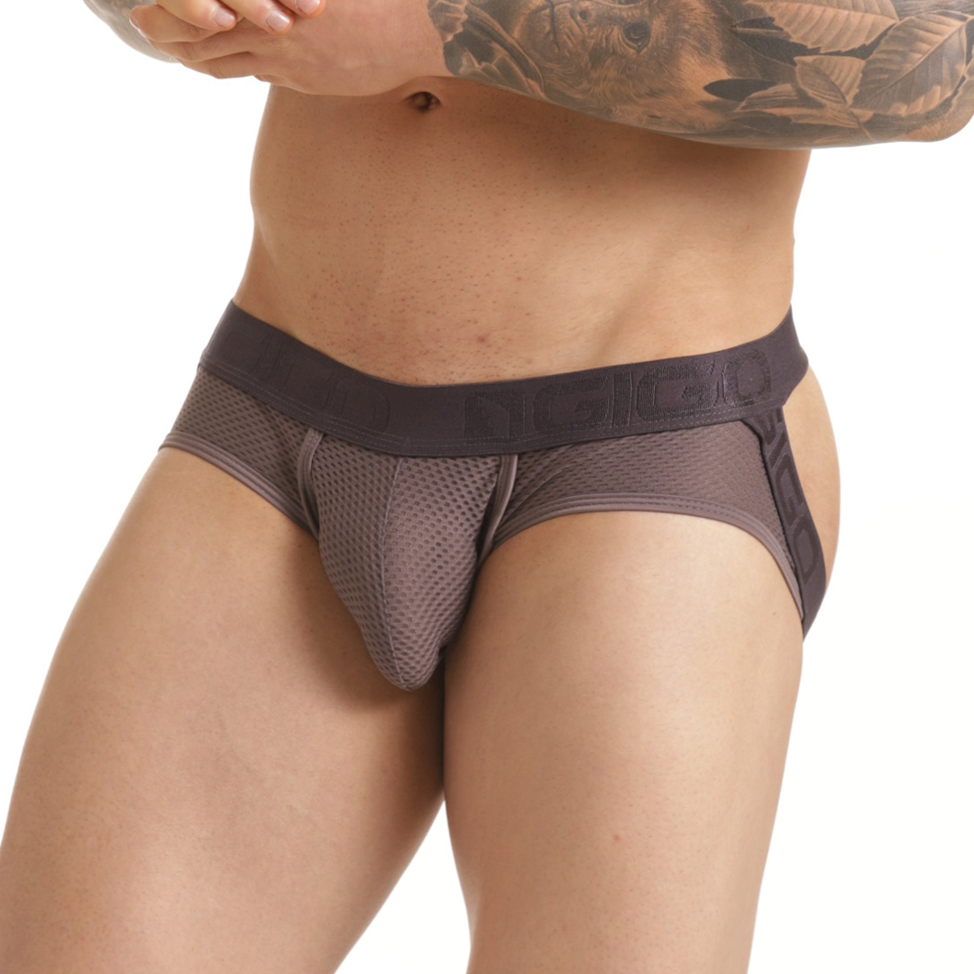 INSUPERABLE GRAY BRIEF JOCKSTRAP - Men's grey jockstrap