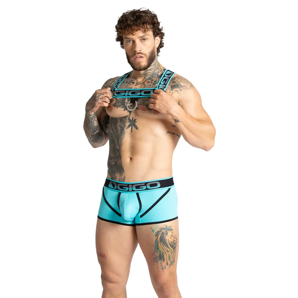 KARMA BLUE HARNESS - Sexy blue harness for men