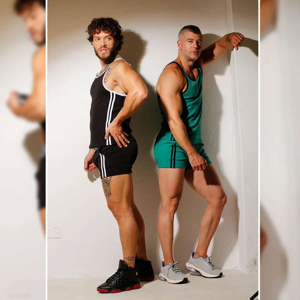 KHANAL BLACK SHORT - Men's black shorts
