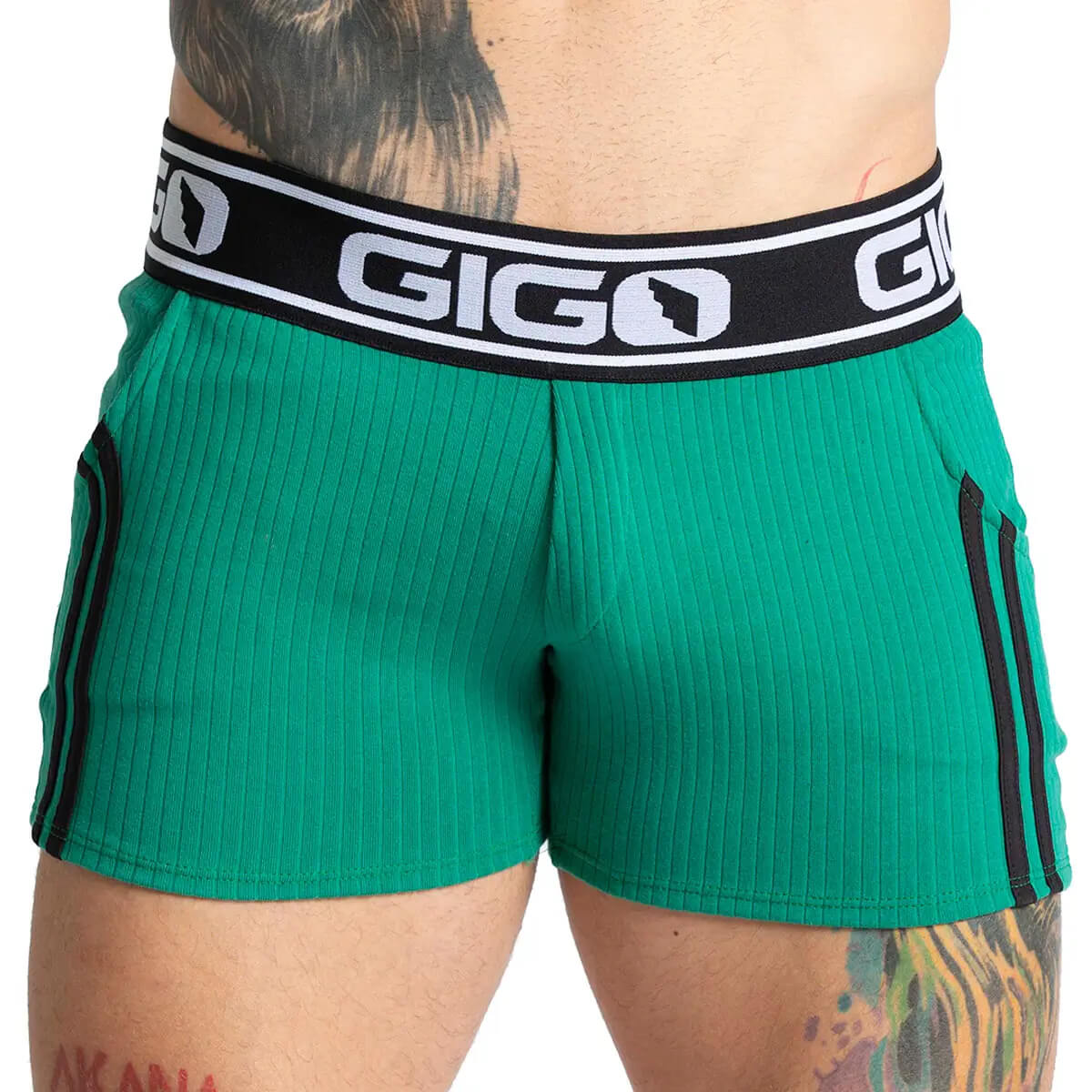 KHANAL GREEN SHORT - Men's green shorts