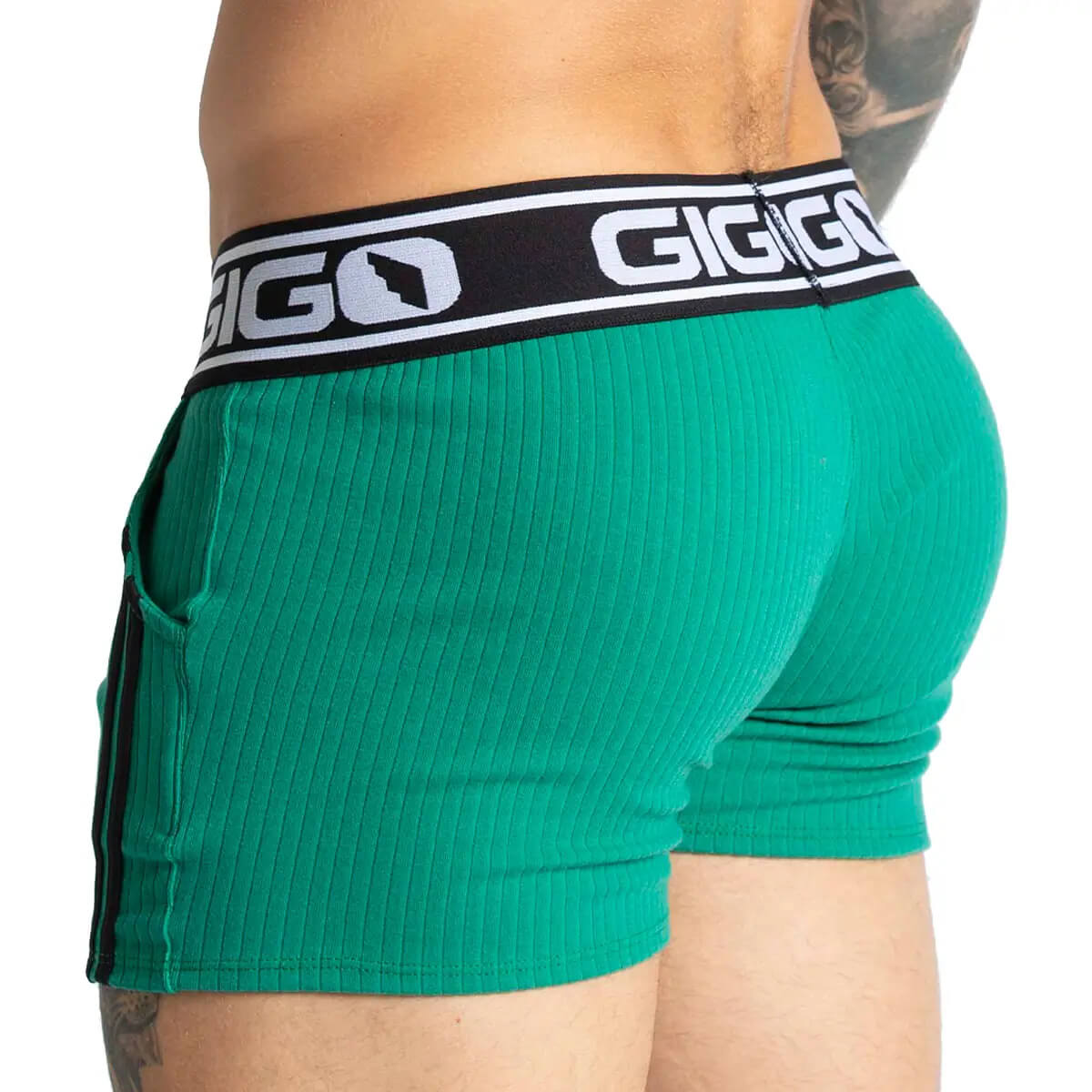 KHANAL GREEN SHORT - Men's green shorts