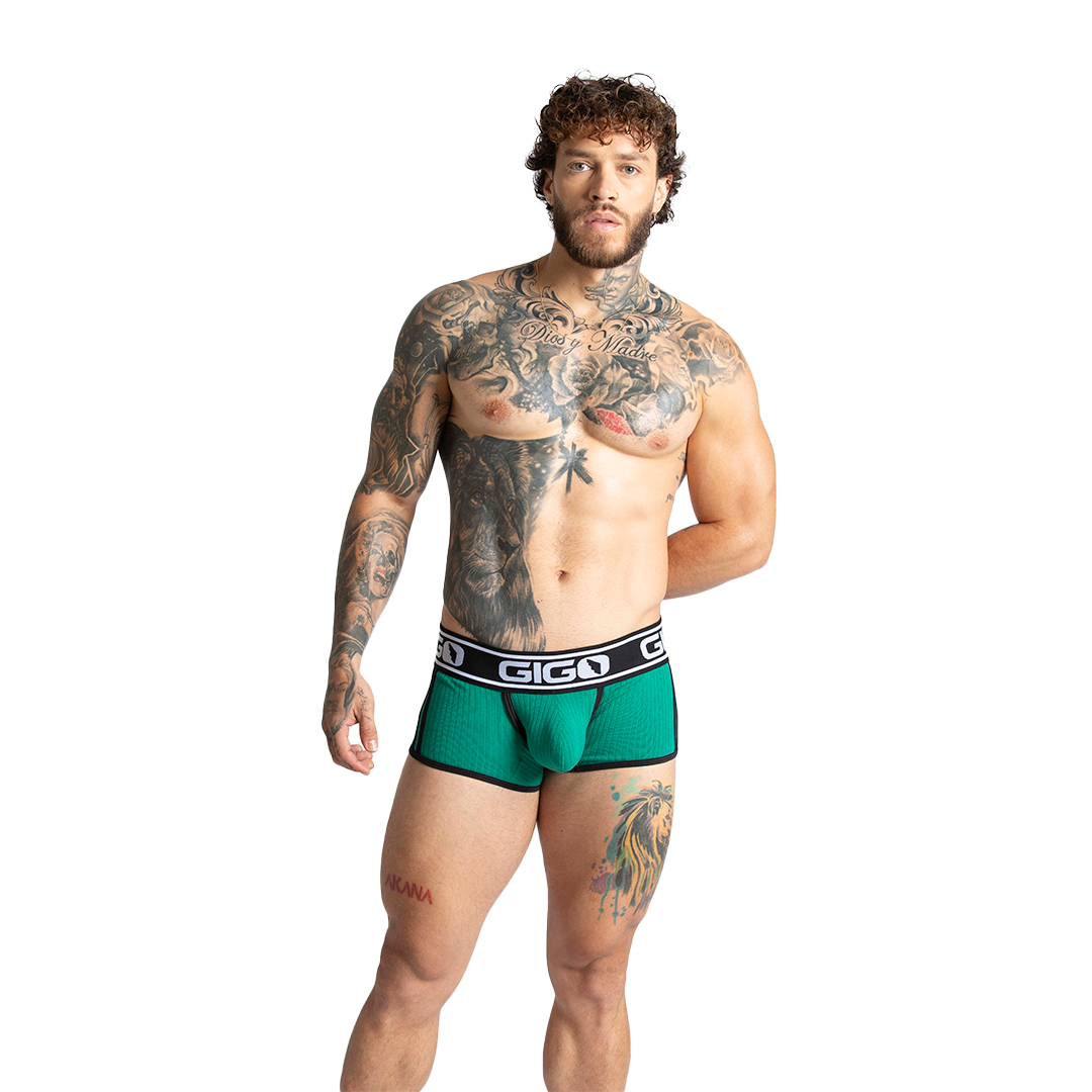 Gigo Khanal Green Trunk - DealByEthan.gay loves Gigo Underwear