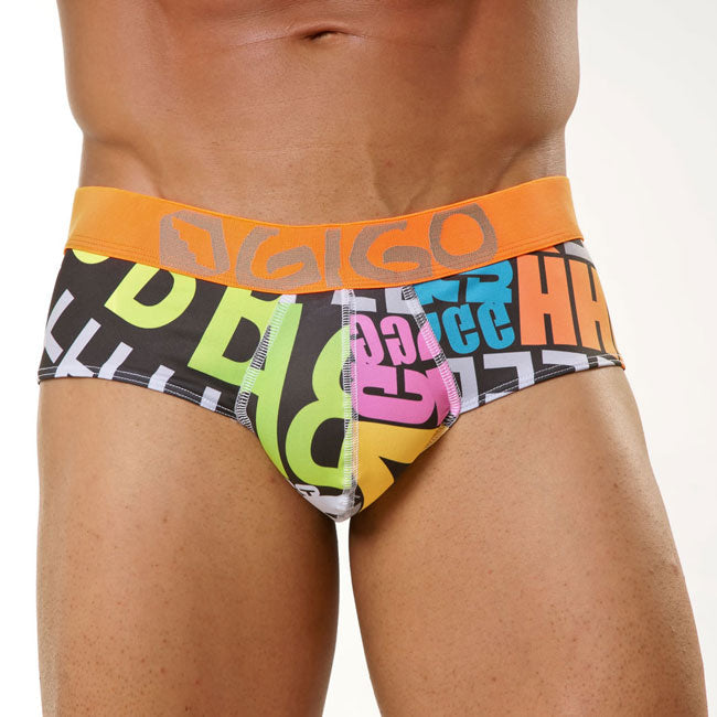Gigo LETTERS Brief Underwear Size XL - DealByEthan.gay loves Gigo Underwear