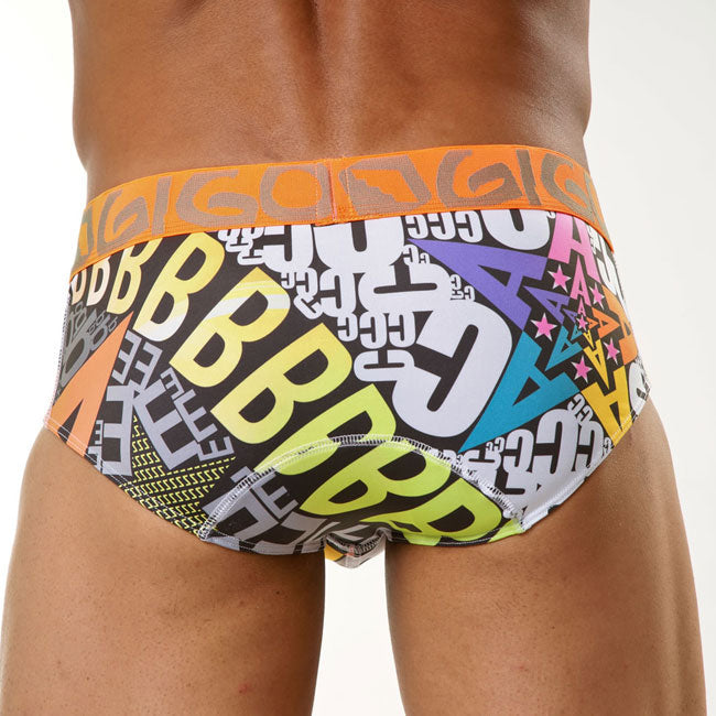 Gigo LETTERS Brief Underwear Size XL - DealByEthan.gay loves Gigo Underwear