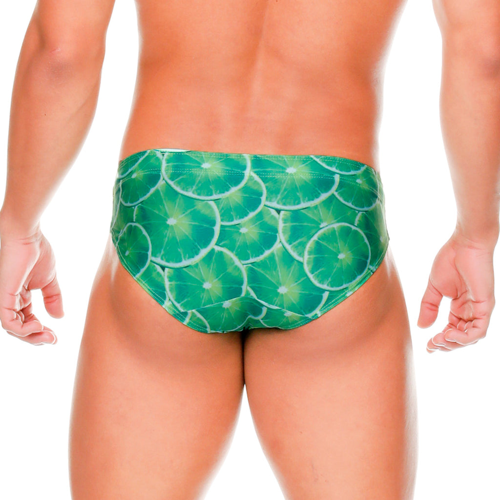 LEMONS SWIM BRIEF - Men's printed swimsuit thong