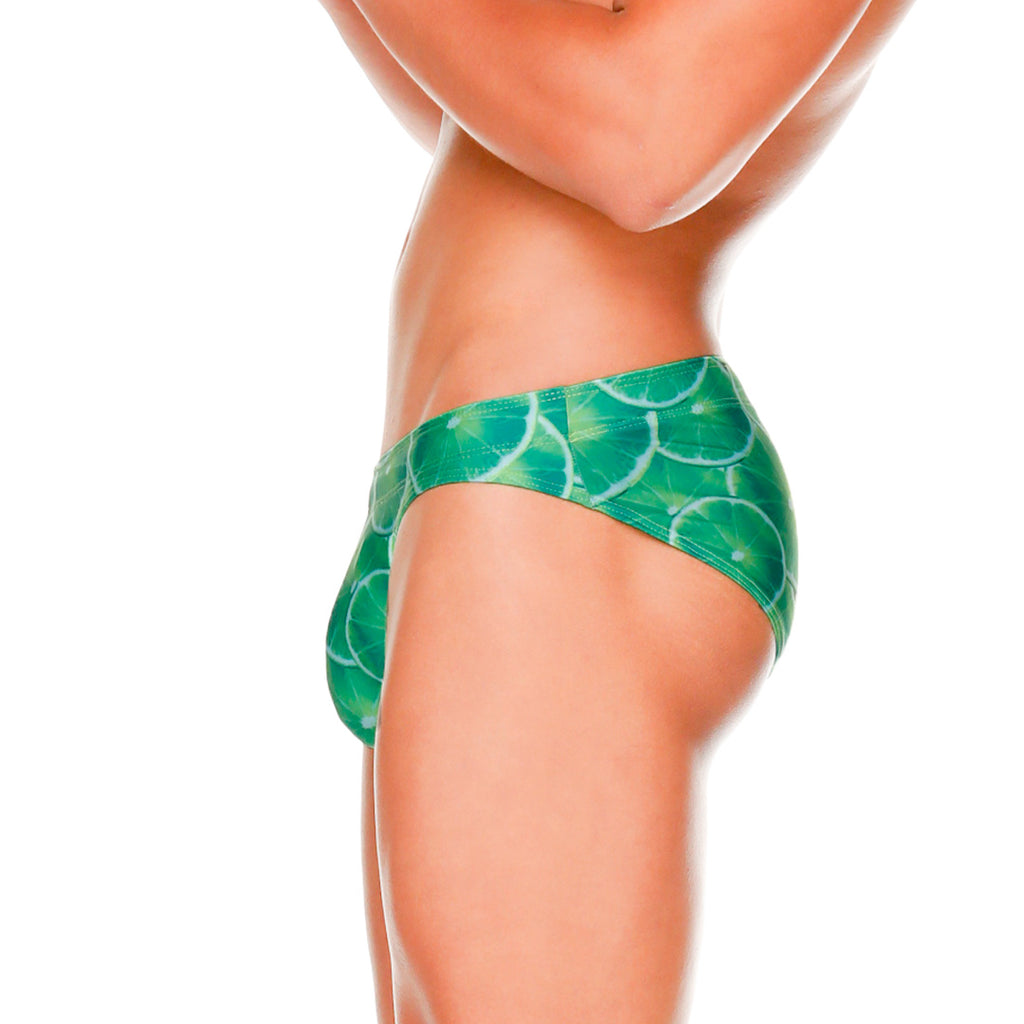 LEMONS SWIM BRIEF - Men's printed swimsuit thong