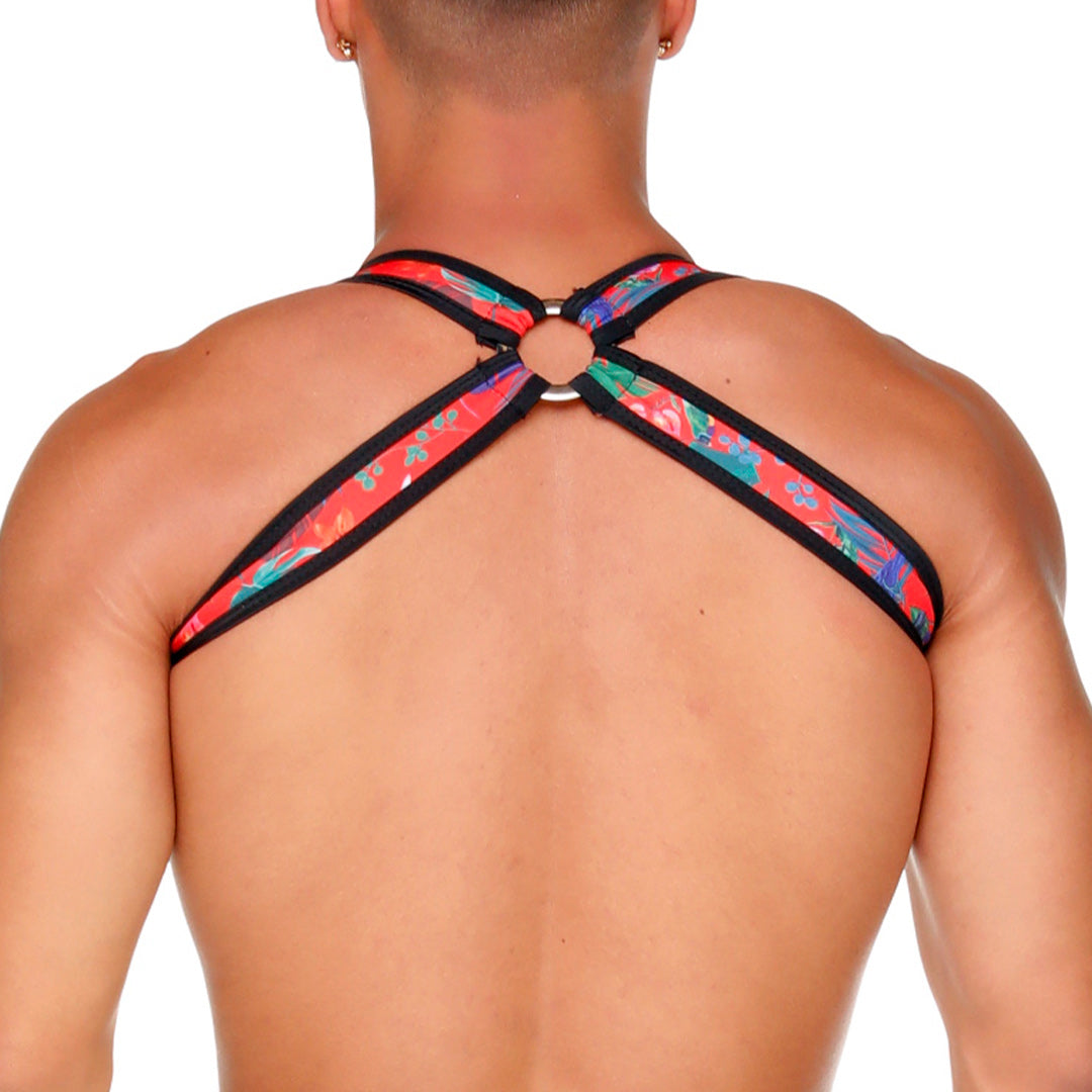 MACAWS RED HARNESS - Print harness for men