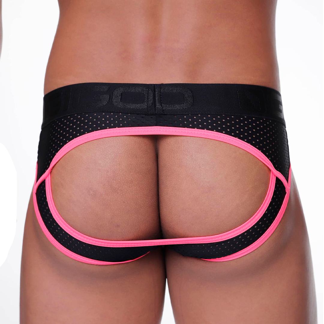 MEDIEVAL CANDY BRIEF JOCKSTRAP - Sexy black jockstrap for men 