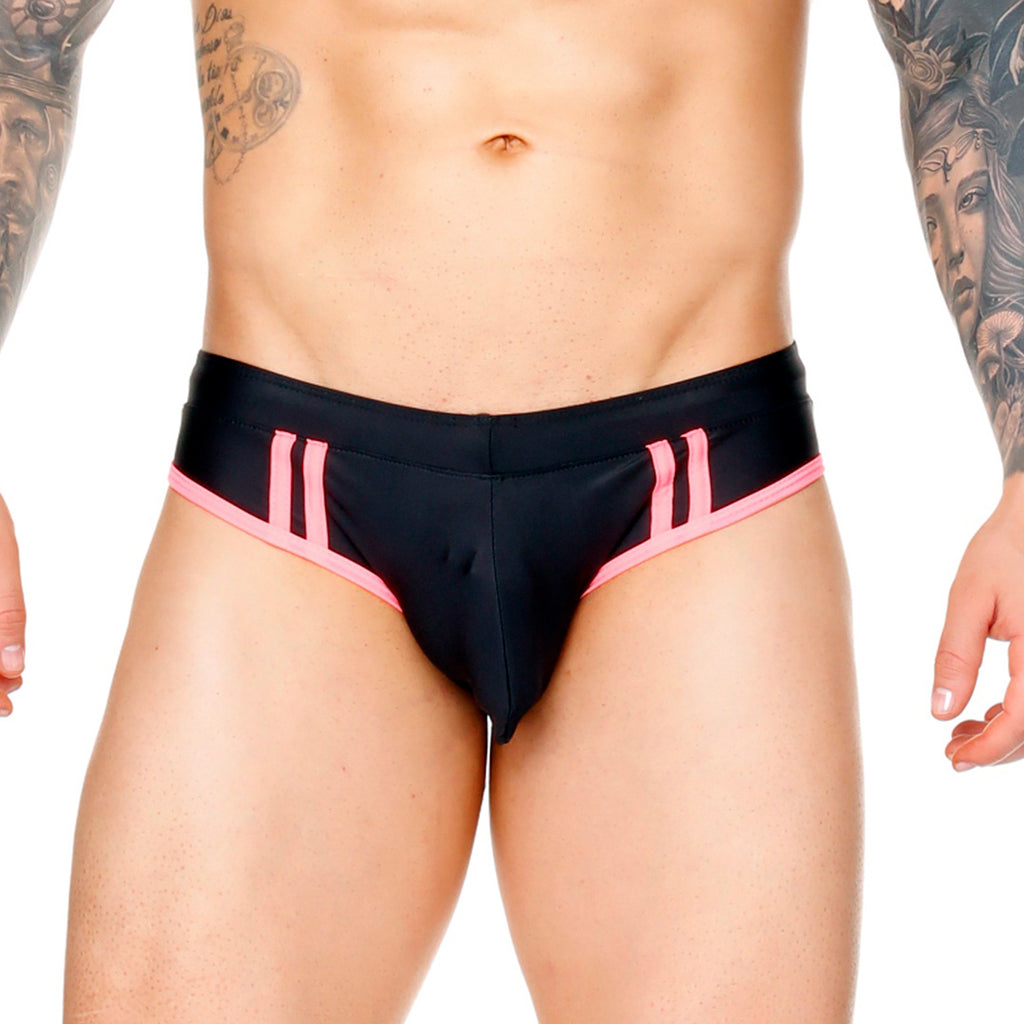 MEDIEVAL CANDY SWIM BRIEF - Black swimsuit for men