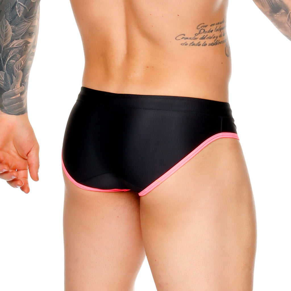 MEDIEVAL CANDY SWIM BRIEF - Black swimsuit for men