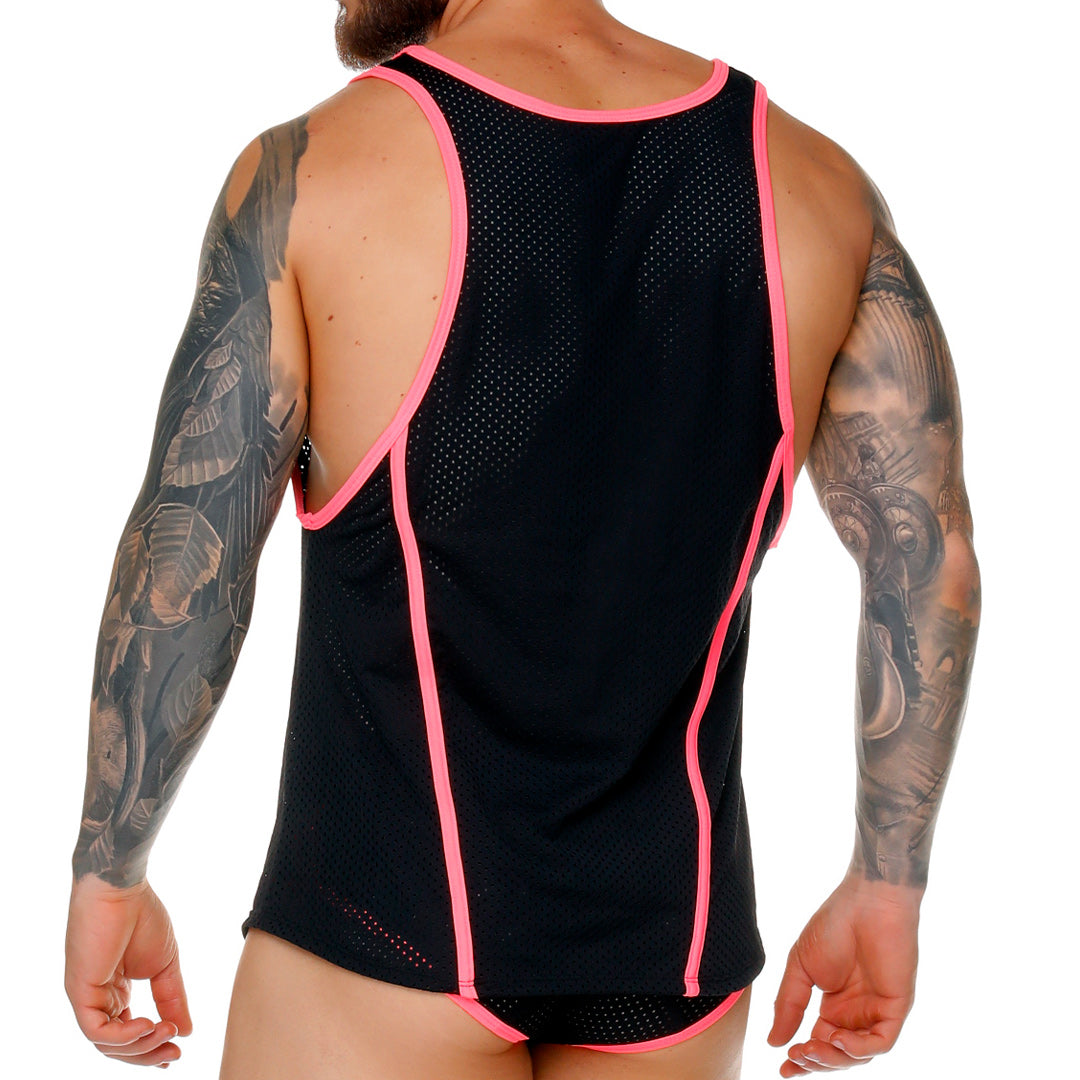 MEDIEVAL CANDY TANK - Sexy men's black t-shirt, sleeveless shirt