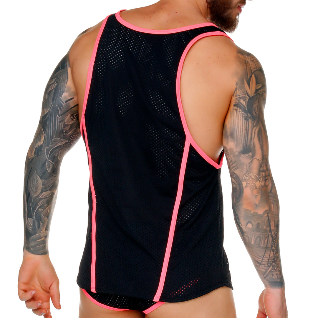 MEDIEVAL CANDY TANK - Sexy men's black t-shirt, sleeveless shirt