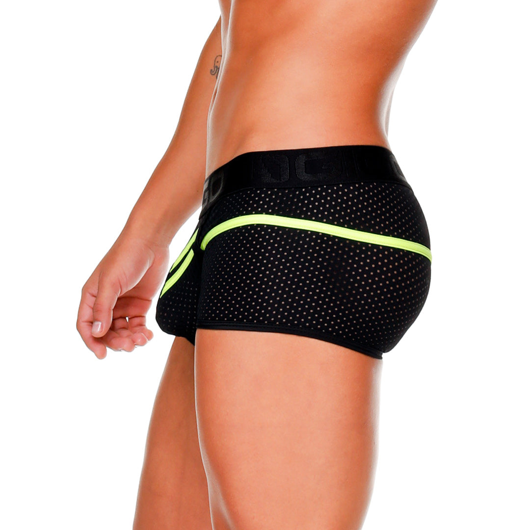 MEDIEVAL YELLOW TRUNK - Men's black boxer short