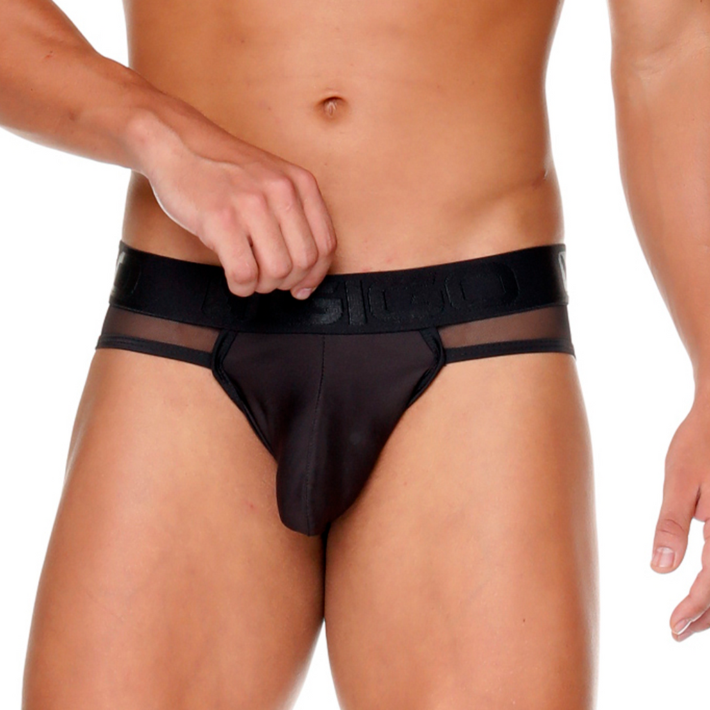 MEDITERRANEAN BRIEF JOCKSTRAP - Sexy black jockstrap for men 