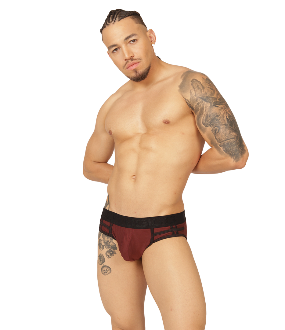 Gigo Mix Wine Brief - DealByEthan.gay loves Gigo Underwear