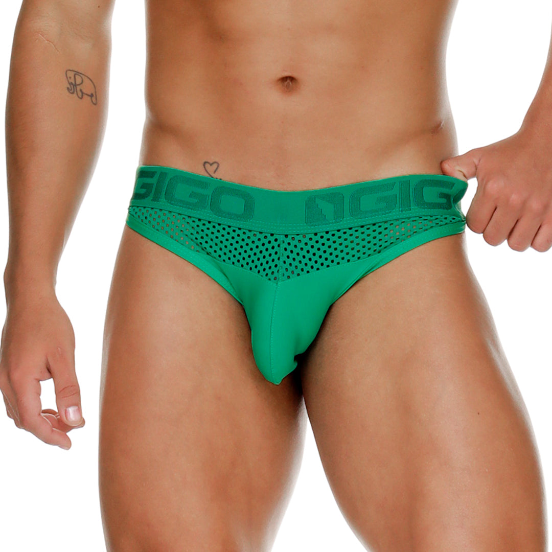 MOROCCO GREEN BRIEF - Men's green brief