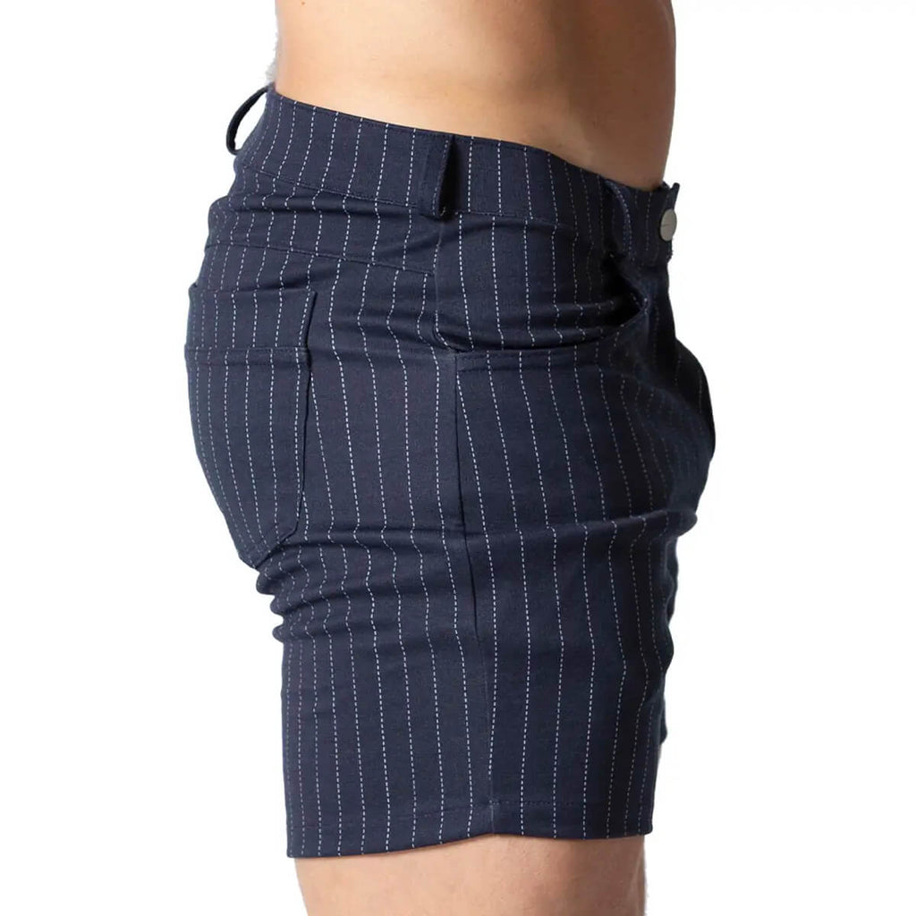 MOUNTAIN LINE SHORT - Men's formal checkered shorts