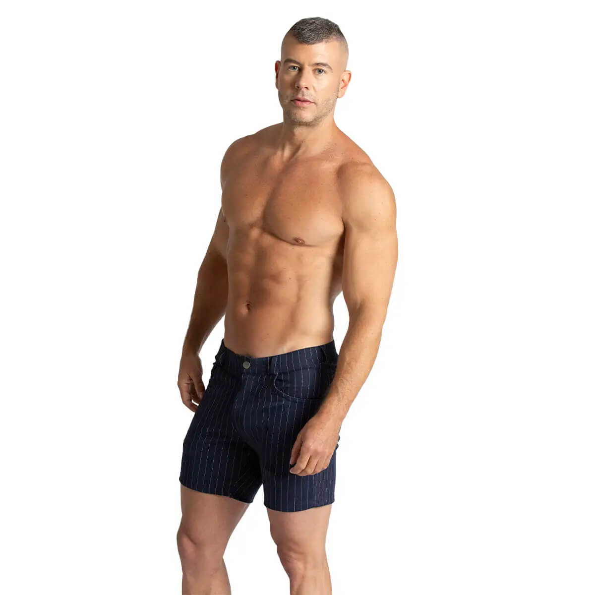 MOUNTAIN LINE SHORT - Men's formal checkered shorts