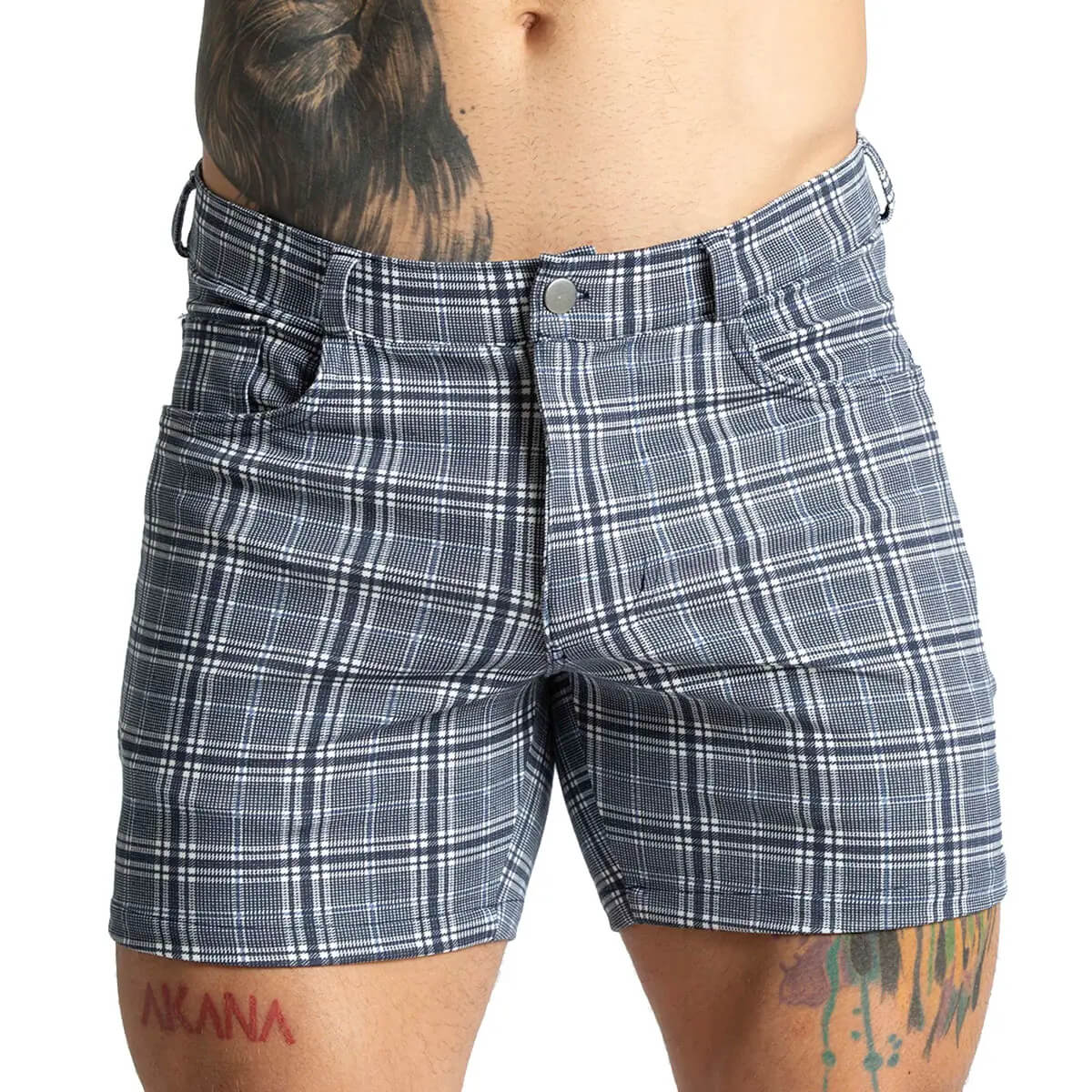MOUNTAIN SQUARE SHORT - Men's checkered shorts