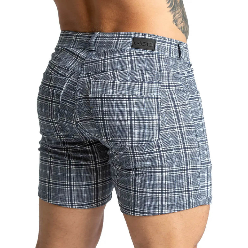 MOUNTAIN SQUARE SHORT - Men's checkered shorts