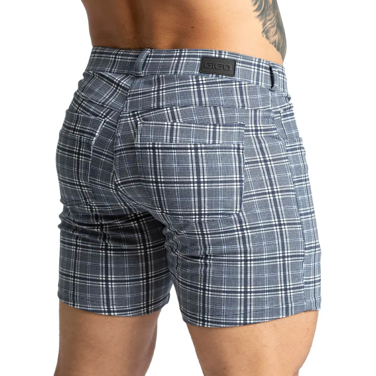 MOUNTAIN SQUARE SHORT - Men's checkered shorts