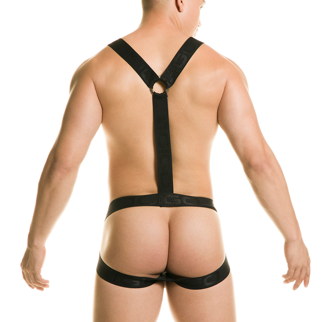 NEW CAUTIOUS BLACK HARNESS - Sexy black harness for men